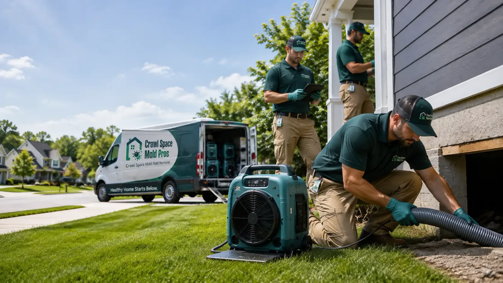 Crawl Space Mold Removal in Hope, RI